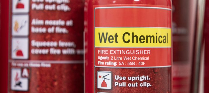 How to Use a Wet Chemical Fire Extinguisher Image
