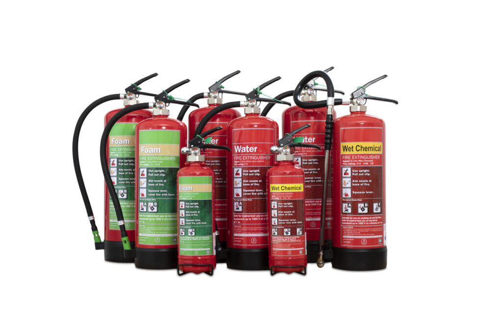 wet & foam fire extinguishers